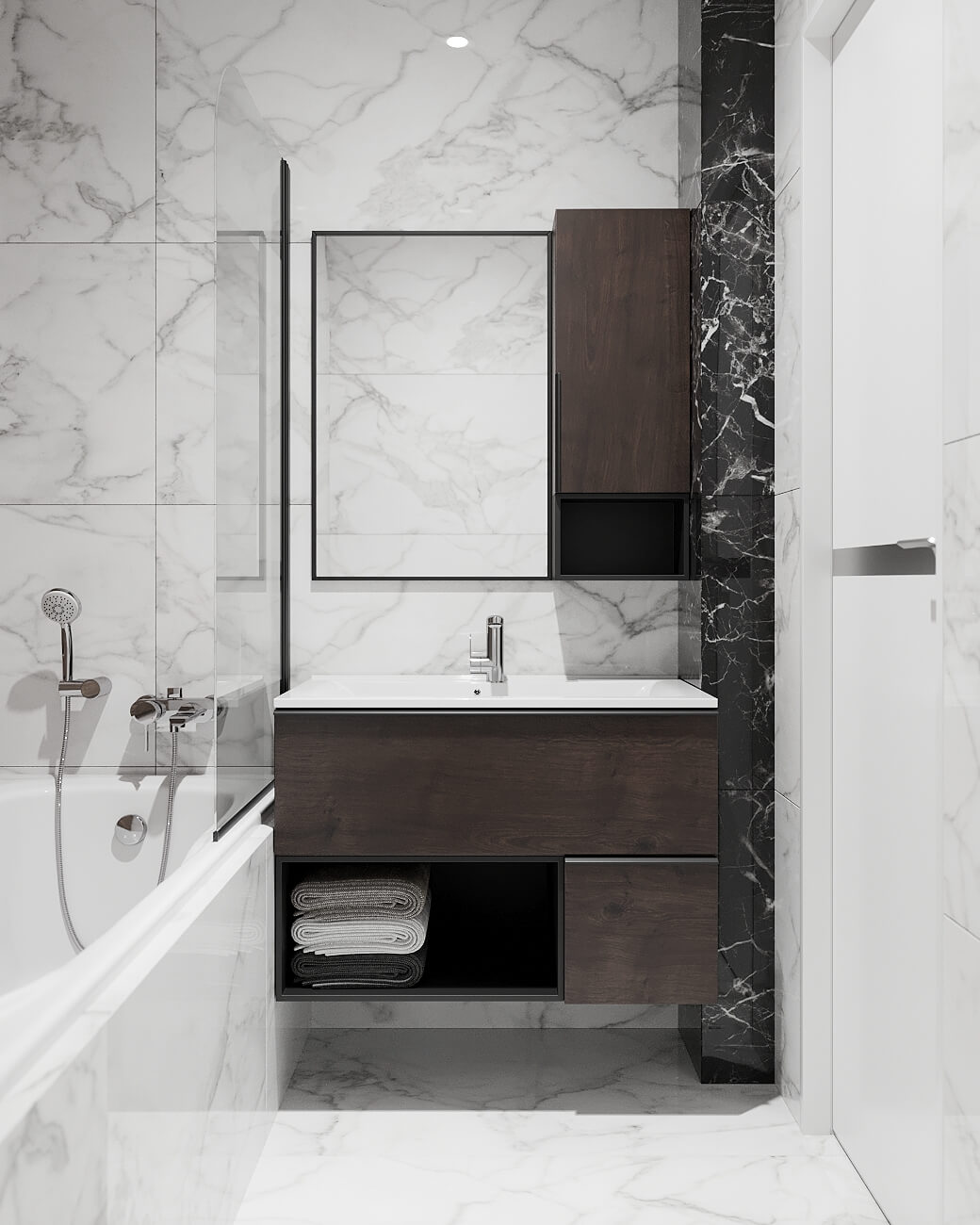 Ванные (с плиткой Керама Марацци) - Дизайн интерьера ванных - с плиткой Керама Марацци
